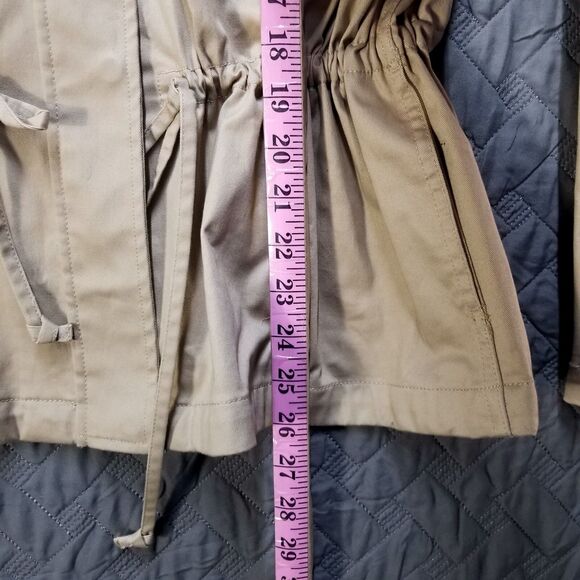 UNIQLO:C Cotton Blend Drawstring Jacket Cotton XL Brown New Cotton Blend - Picture 4 of 13